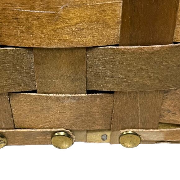 Mushroom Basket Purse Vintage Hand Painted Retro Kitsch Lined Made in Hong Kong - Picture 5 of 16